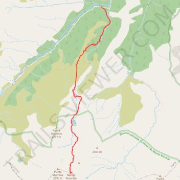Itinéraire Monte Rotondo, distance, dénivelé, altitude, carte, profil, trace GPS