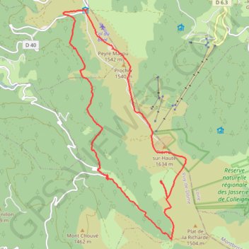 Itinéraire Col du Béal, distance, dénivelé, altitude, carte, profil, trace GPS