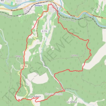 Itinéraire Cresta, distance, dénivelé, altitude, carte, profil, trace GPS