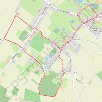 Itinéraire Circuit du tilleul du Joncquoy, distance, dénivelé, altitude, carte, profil, trace GPS