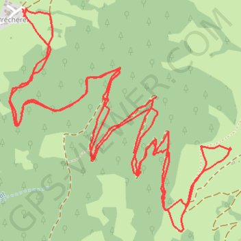 Itinéraire Plan de la Limace par la croix d'Allant, distance, dénivelé, altitude, carte, profil, trace GPS