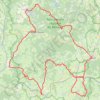 Itinéraire Morvan1(vendredi), distance, dénivelé, altitude, carte, profil, trace GPS