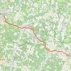 Itinéraire Thiviers vers Nontron 27 km Flow vélo, distance, dénivelé, altitude, carte, profil, trace GPS
