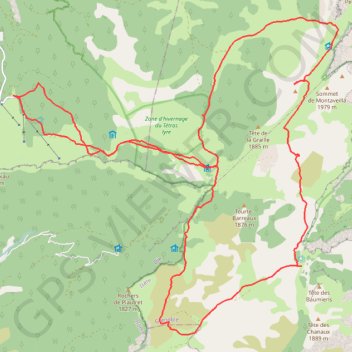 Itinéraire Le diois, distance, dénivelé, altitude, carte, profil, trace GPS