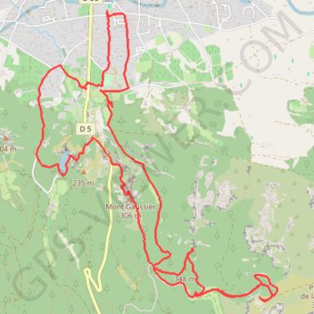 Itinéraire Les alentours de Saint Rémy en Provence, distance, dénivelé, altitude, carte, profil, trace GPS