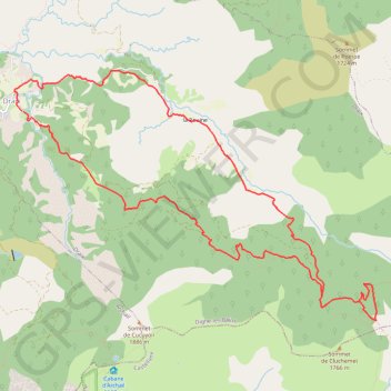 Itinéraire Boucle à partir de Draix, distance, dénivelé, altitude, carte, profil, trace GPS