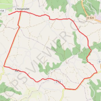 Itinéraire Route 2021-02-20 4:58pm, distance, dénivelé, altitude, carte, profil, trace GPS