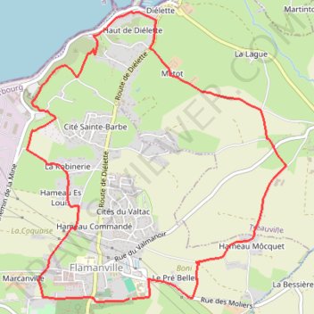 Itinéraire Parcours marche 8km WTF, distance, dénivelé, altitude, carte, profil, trace GPS