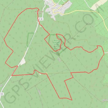 Itinéraire Autour des Faux de Verzy - Verzy, distance, dénivelé, altitude, carte, profil, trace GPS