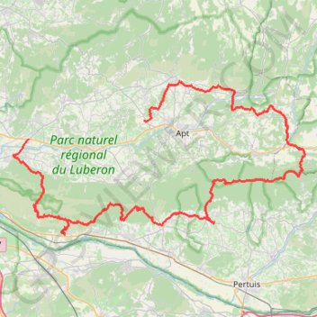 Itinéraire Randonnée lubéron, distance, dénivelé, altitude, carte, profil, trace GPS