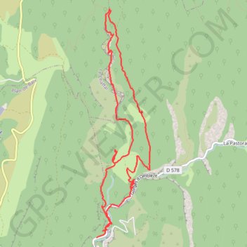 Itinéraire Canyon des gueulards à ombleze, distance, dénivelé, altitude, carte, profil, trace GPS
