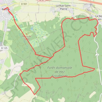 Itinéraire La Bresloise, distance, dénivelé, altitude, carte, profil, trace GPS