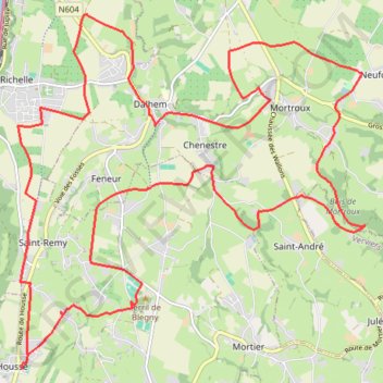 Itinéraire Tracé, distance, dénivelé, altitude, carte, profil, trace GPS