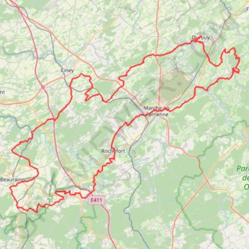 Itinéraire GR 577-1 GRP 577 Trajet Principal, distance, dénivelé, altitude, carte, profil, trace GPS