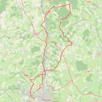 Itinéraire Circuit Me 29, distance, dénivelé, altitude, carte, profil, trace GPS