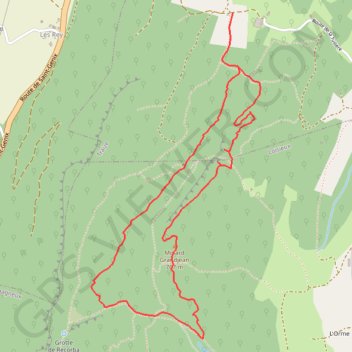 Itinéraire Le Molard Grandjean depuis Botozel, distance, dénivelé, altitude, carte, profil, trace GPS