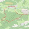 Itinéraire Sommet du Mont et Roche Ronde depuis Saurat, distance, dénivelé, altitude, carte, profil, trace GPS