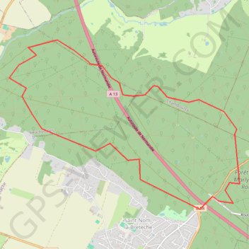 Itinéraire Rando saintnom marly, distance, dénivelé, altitude, carte, profil, trace GPS