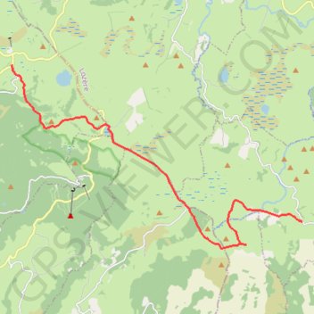 Itinéraire Bonnecombe - Aubrac, distance, dénivelé, altitude, carte, profil, trace GPS