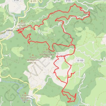 Itinéraire La Taissonnière, distance, dénivelé, altitude, carte, profil, trace GPS