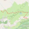 Itinéraire La Pierre aux Pieds (Vanoise), distance, dénivelé, altitude, carte, profil, trace GPS