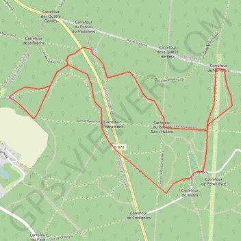 Itinéraire Au pays de Dumas le "meneur de loups", distance, dénivelé, altitude, carte, profil, trace GPS