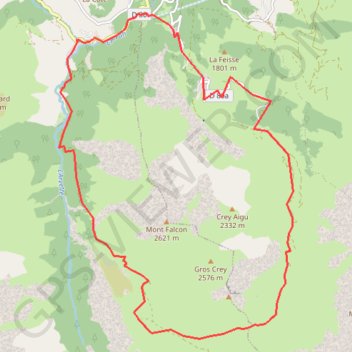 Itinéraire Basse du Gerbier, distance, dénivelé, altitude, carte, profil, trace GPS