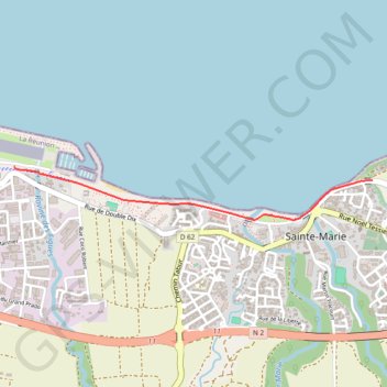 Itinéraire Track 1, distance, dénivelé, altitude, carte, profil, trace GPS