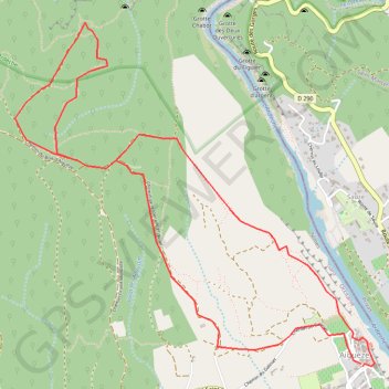 Itinéraire Aiguèze, distance, dénivelé, altitude, carte, profil, trace GPS