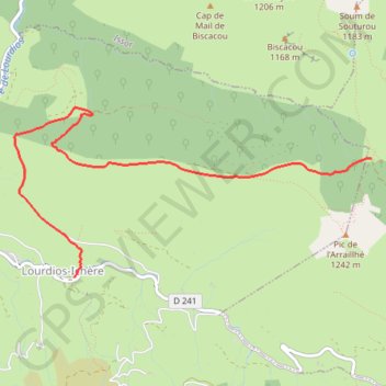 Itinéraire Col de Laünde, distance, dénivelé, altitude, carte, profil, trace GPS