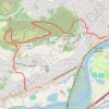 Itinéraire Ban-Saint-Martin_Fort-Girardin_Scy-Bas, distance, dénivelé, altitude, carte, profil, trace GPS
