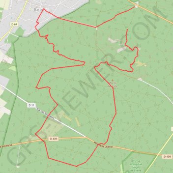 Itinéraire Fontainebleau Epine, distance, dénivelé, altitude, carte, profil, trace GPS