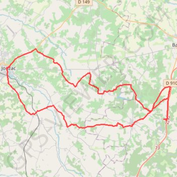 Itinéraire 2020-02-06T12:03:23Z, distance, dénivelé, altitude, carte, profil, trace GPS