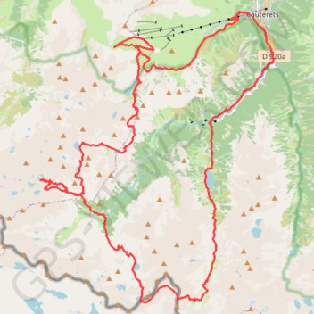 Itinéraire 3 jours dans le Parc des Pyrénées Centrales depuis Cauterets, distance, dénivelé, altitude, carte, profil, trace GPS