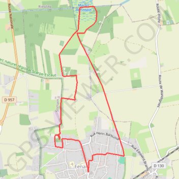 Itinéraire À la découverte du Marais - Fenain, distance, dénivelé, altitude, carte, profil, trace GPS