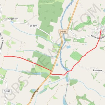 Itinéraire NewTrack, distance, dénivelé, altitude, carte, profil, trace GPS