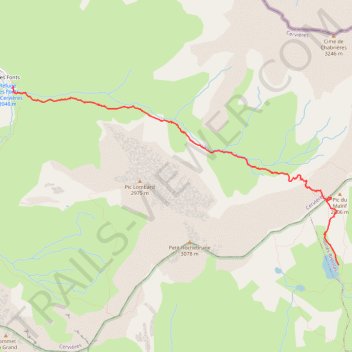 Itinéraire J3 Col Malrif, distance, dénivelé, altitude, carte, profil, trace GPS