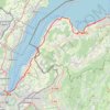 Itinéraire 2: ViaRhôna de Thonon à Genève, distance, dénivelé, altitude, carte, profil, trace GPS