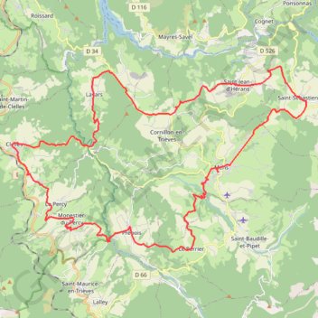 Itinéraire Tour des deux cantons, distance, dénivelé, altitude, carte, profil, trace GPS