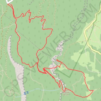 Itinéraire Pas du Rebollion, distance, dénivelé, altitude, carte, profil, trace GPS