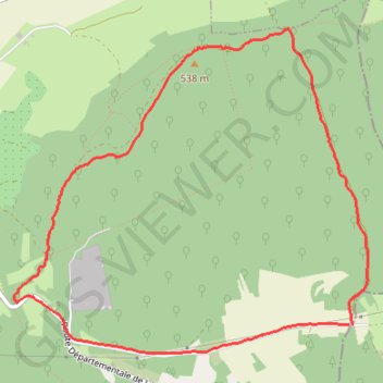 Itinéraire La ferme de la Rochejean, distance, dénivelé, altitude, carte, profil, trace GPS