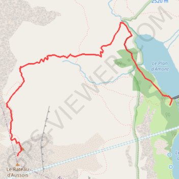 Itinéraire Le Râteau d'Aussois, distance, dénivelé, altitude, carte, profil, trace GPS