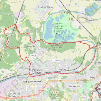 Itinéraire Randonnée Carnetin, distance, dénivelé, altitude, carte, profil, trace GPS