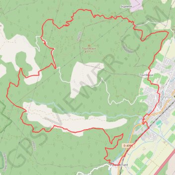 Itinéraire Les crêtes de Caramelin, distance, dénivelé, altitude, carte, profil, trace GPS