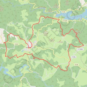 Itinéraire 55-20-NOIR ANGLES, distance, dénivelé, altitude, carte, profil, trace GPS