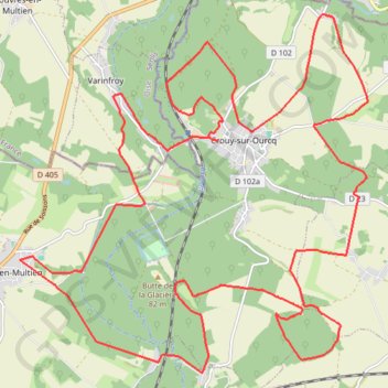 Itinéraire Trail du Pays de l'Ourcq - Trail du Pays de l’Ourcq, distance, dénivelé, altitude, carte, profil, trace GPS