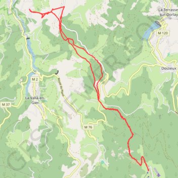 Itinéraire Lardière-La Jasserie, distance, dénivelé, altitude, carte, profil, trace GPS