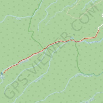 Itinéraire 🚶 Trace des chutes Moreau, distance, dénivelé, altitude, carte, profil, trace GPS