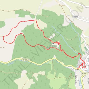 Itinéraire Les Grottes de Chateauneuf 6.5Km (St Nectaire), distance, dénivelé, altitude, carte, profil, trace GPS