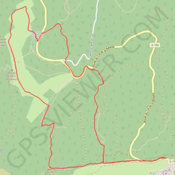 Itinéraire Le Pas de Chovet (Drôme), distance, dénivelé, altitude, carte, profil, trace GPS